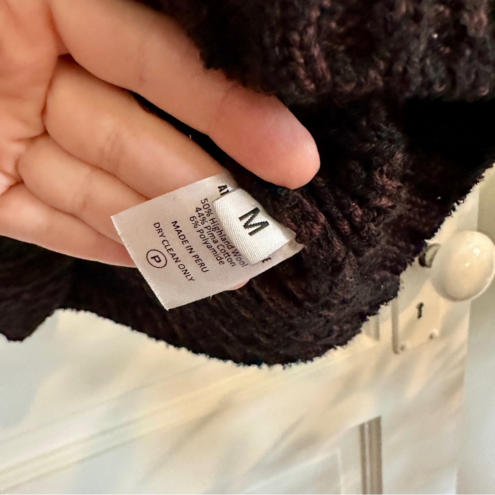 ATELIER DELPHINE Boucle Sweater Tank in Espresso, Sz M - Picture 9 of 14